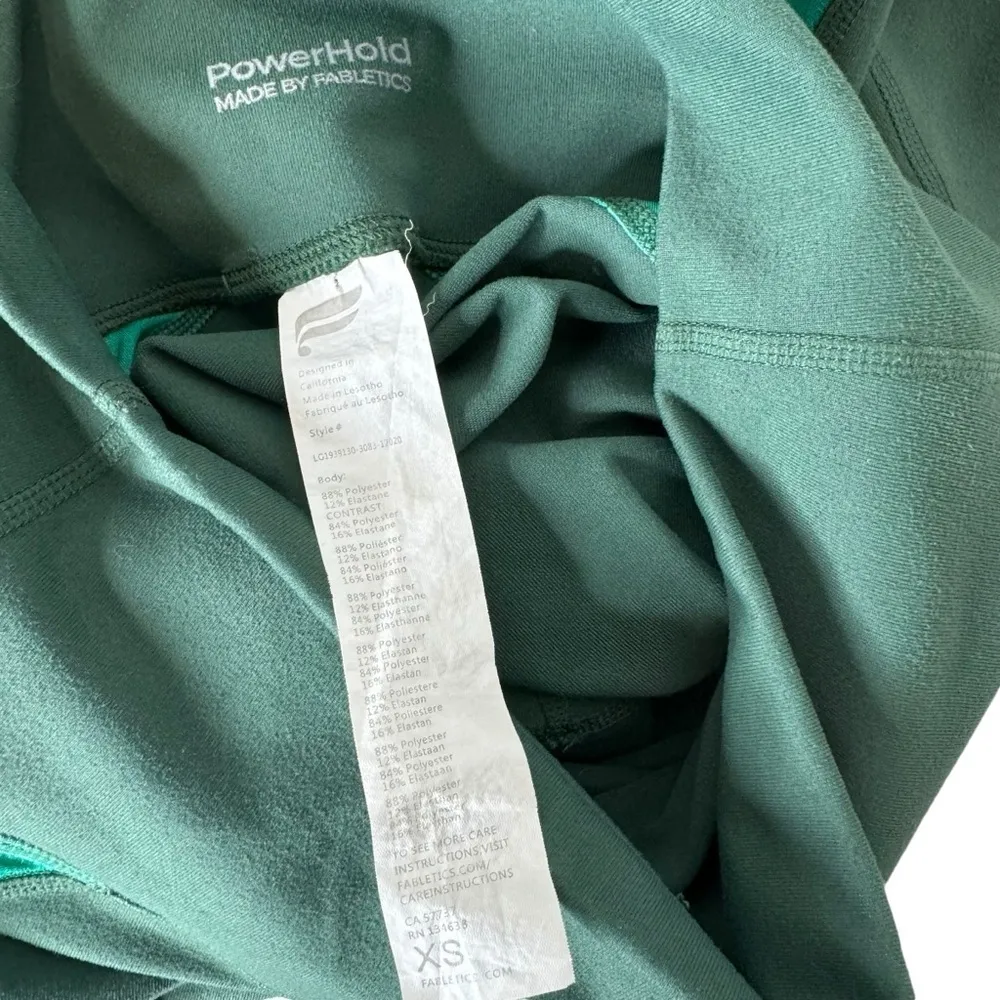 Fabletics Define PowerHold High-Waisted Legging in Sycamore Ivy Shine XS - Image 7