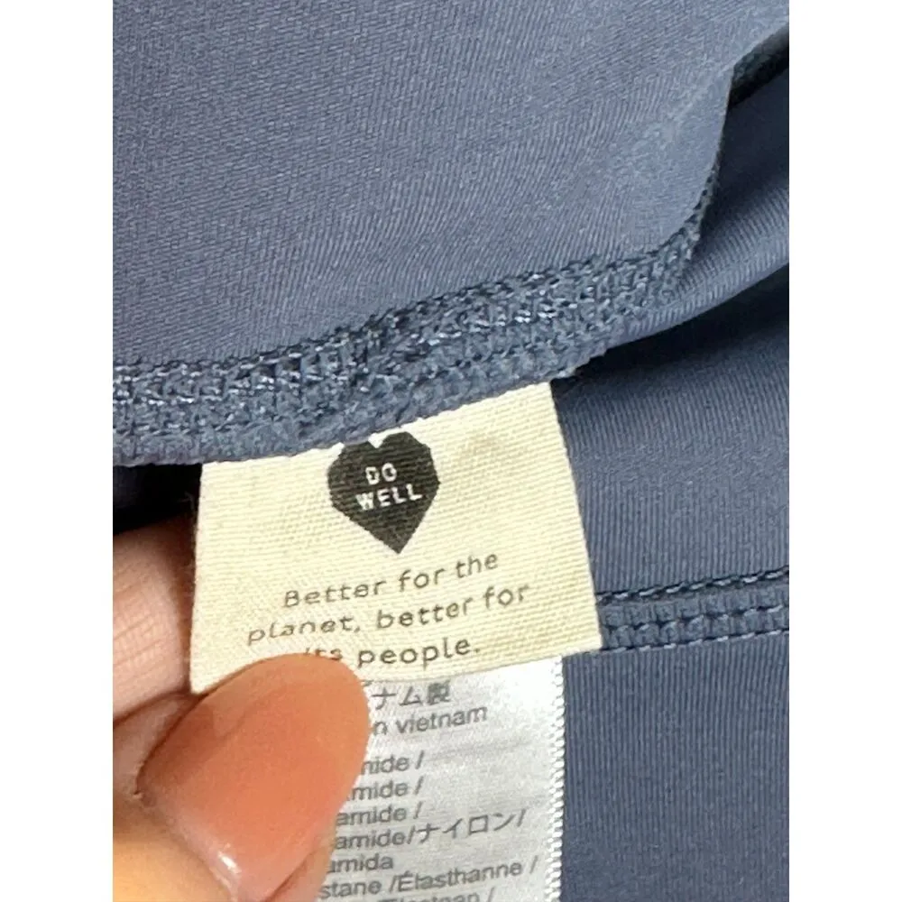 Madewell MWL Women's Size Medium Slate Blue High Rise 7/8 Leggings Stretch EUC - Image 4