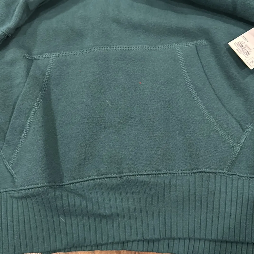 SO Green Knit Pullover Hoodie Sweater - Image 3