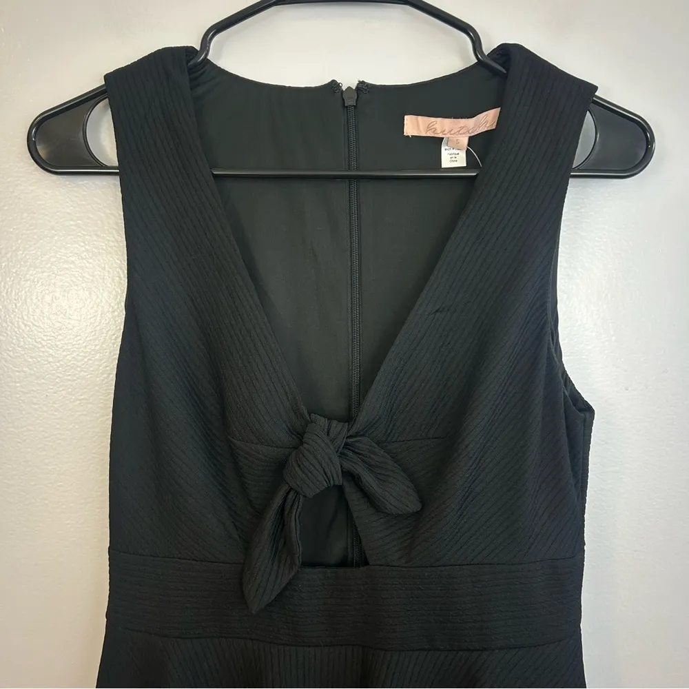 NWT Hutch Black April Cutout Tie Front A-line Sleeveless Dress Size Small - Image 5