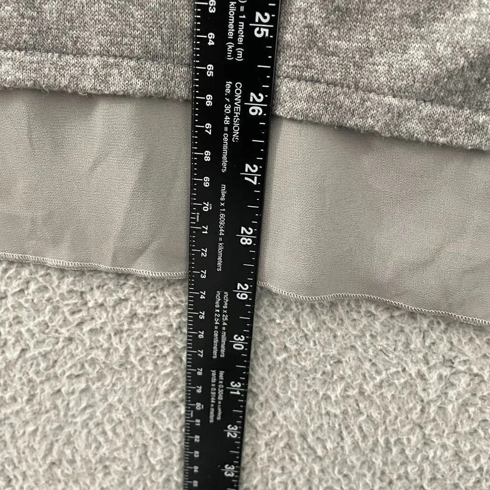 New‎ Directions Women M Gray Layered Jeweled Casual Oversized Scoop Neck Sweater Size M - Image 7