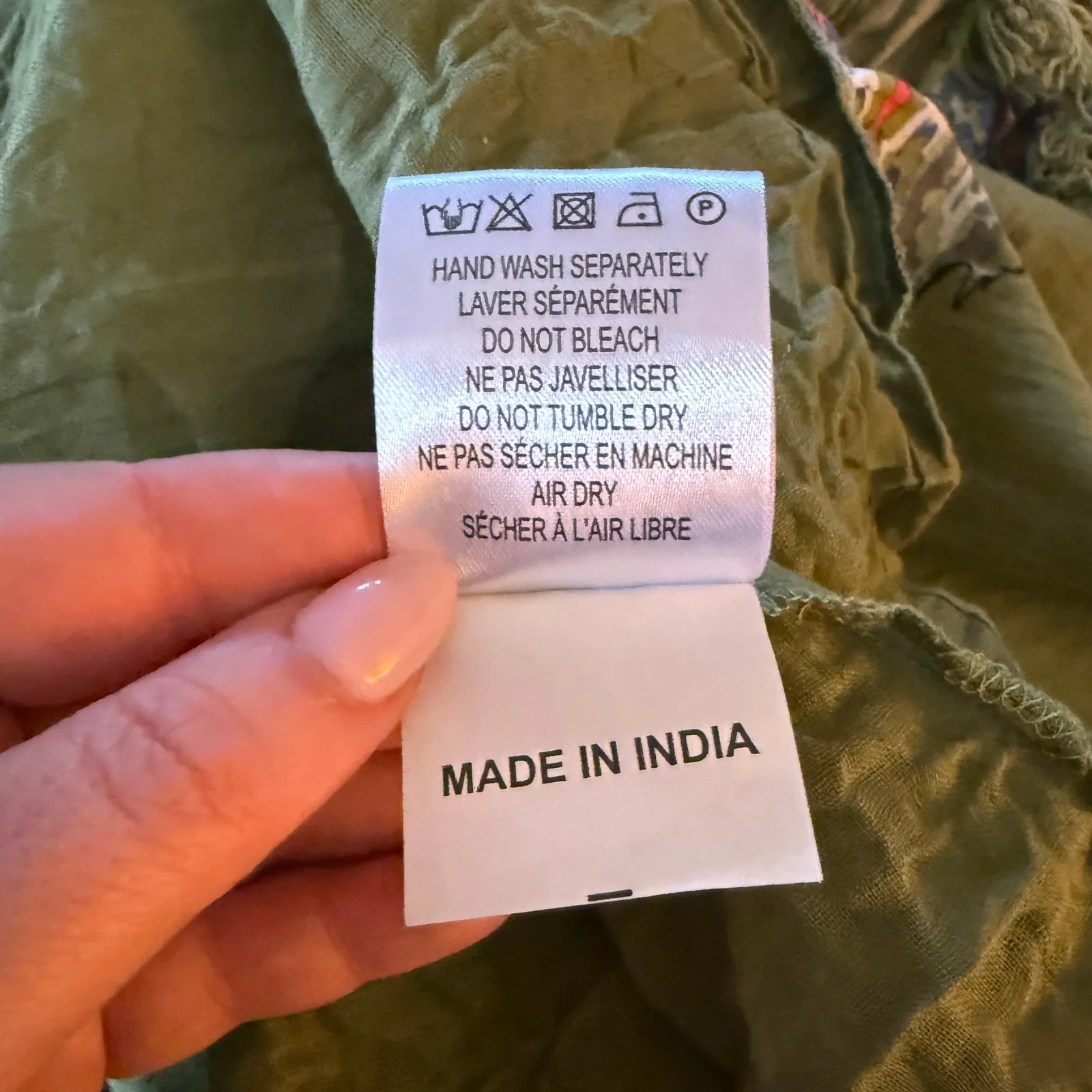 BAROK | Anthropologie Green Floral Beaded Tiered Maxi Dress Tassel Fringe Small - Image 9