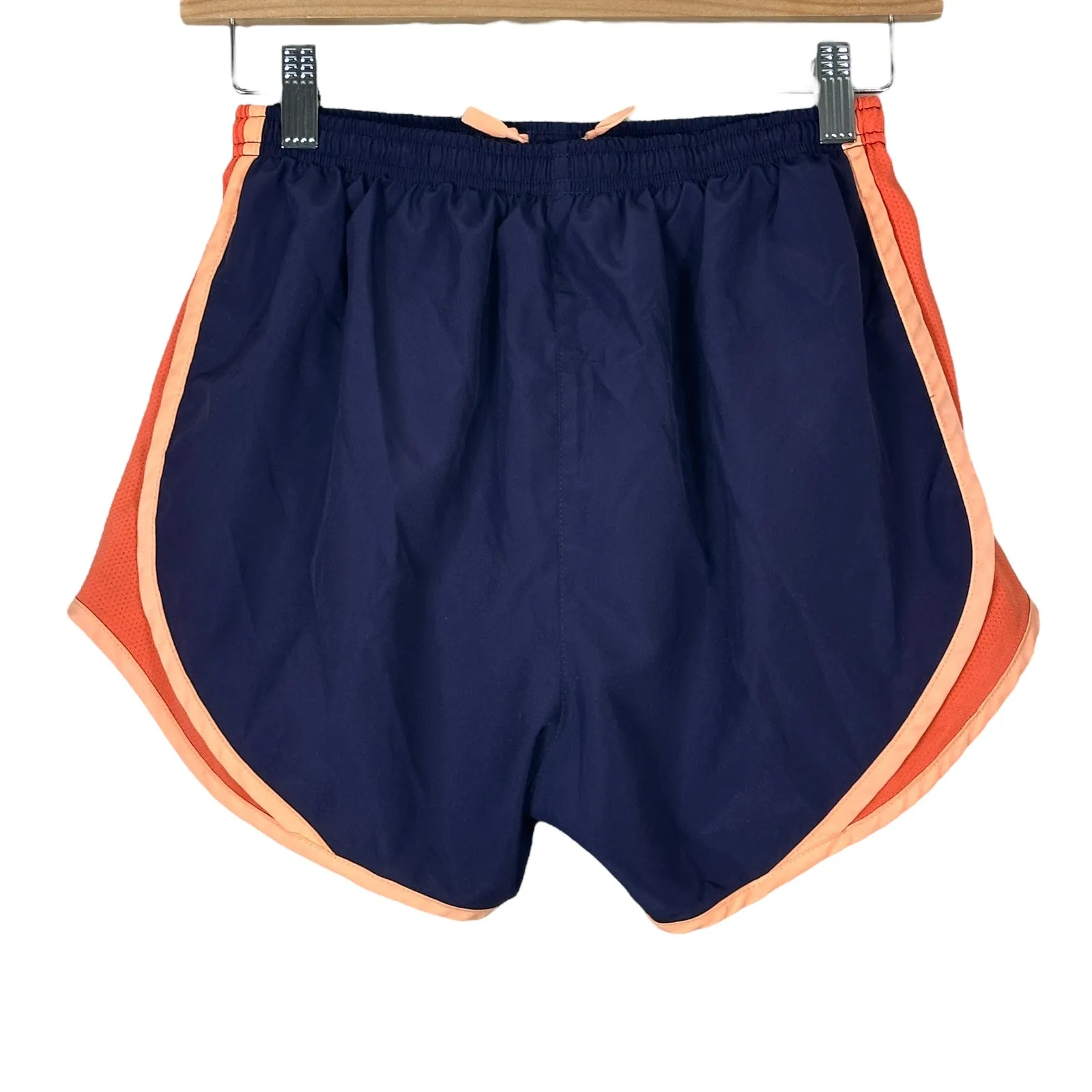 Nike Athletic Shorts Womens S Navy Orange Dri-Fit Athleisure Running Activewear - Image 3