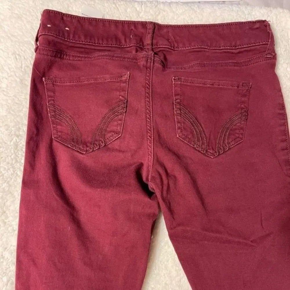 Hollister Maroon Jeggings - Image 96