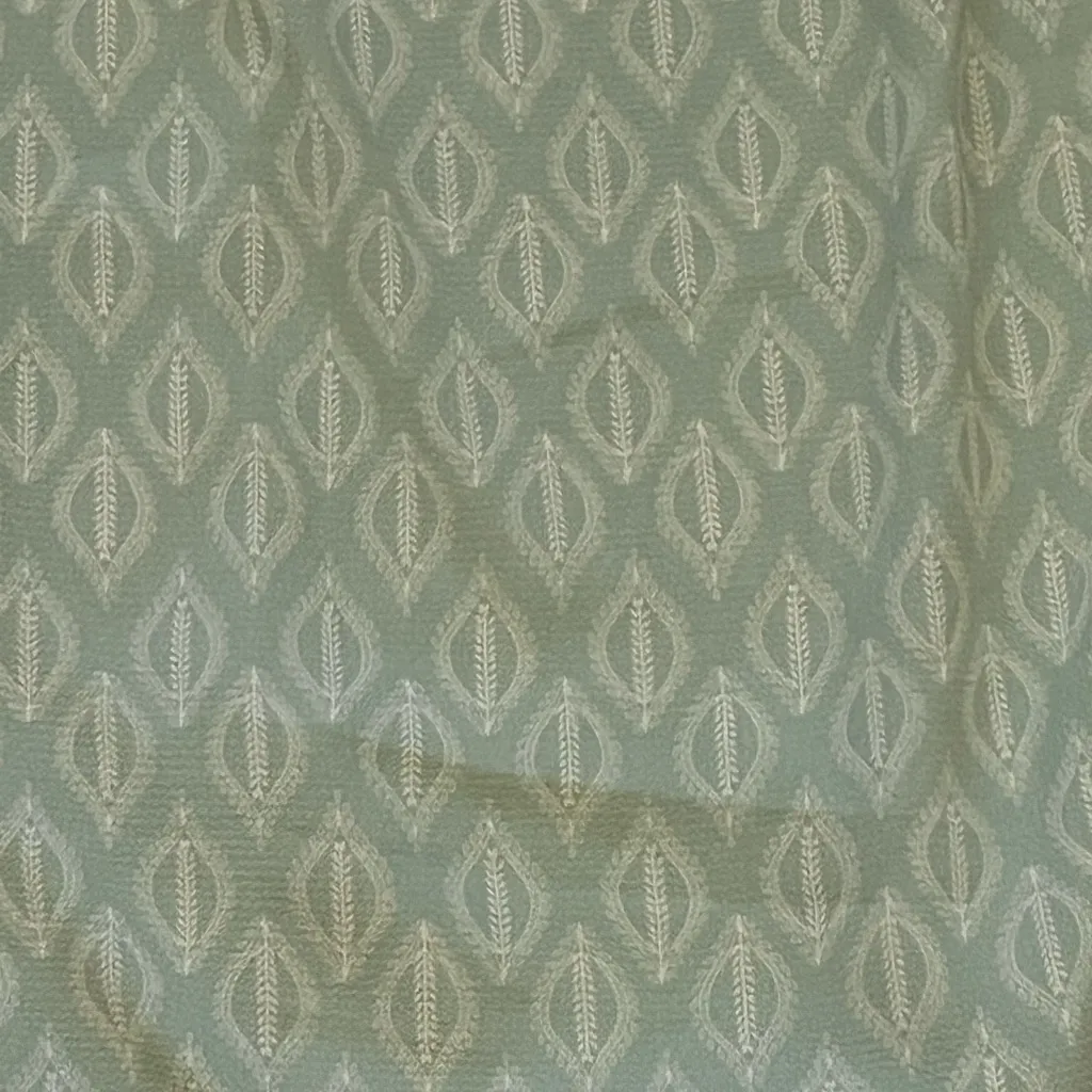 J Vladi Green Patterned Sleeveless Midi Dress Size Large - Image 4