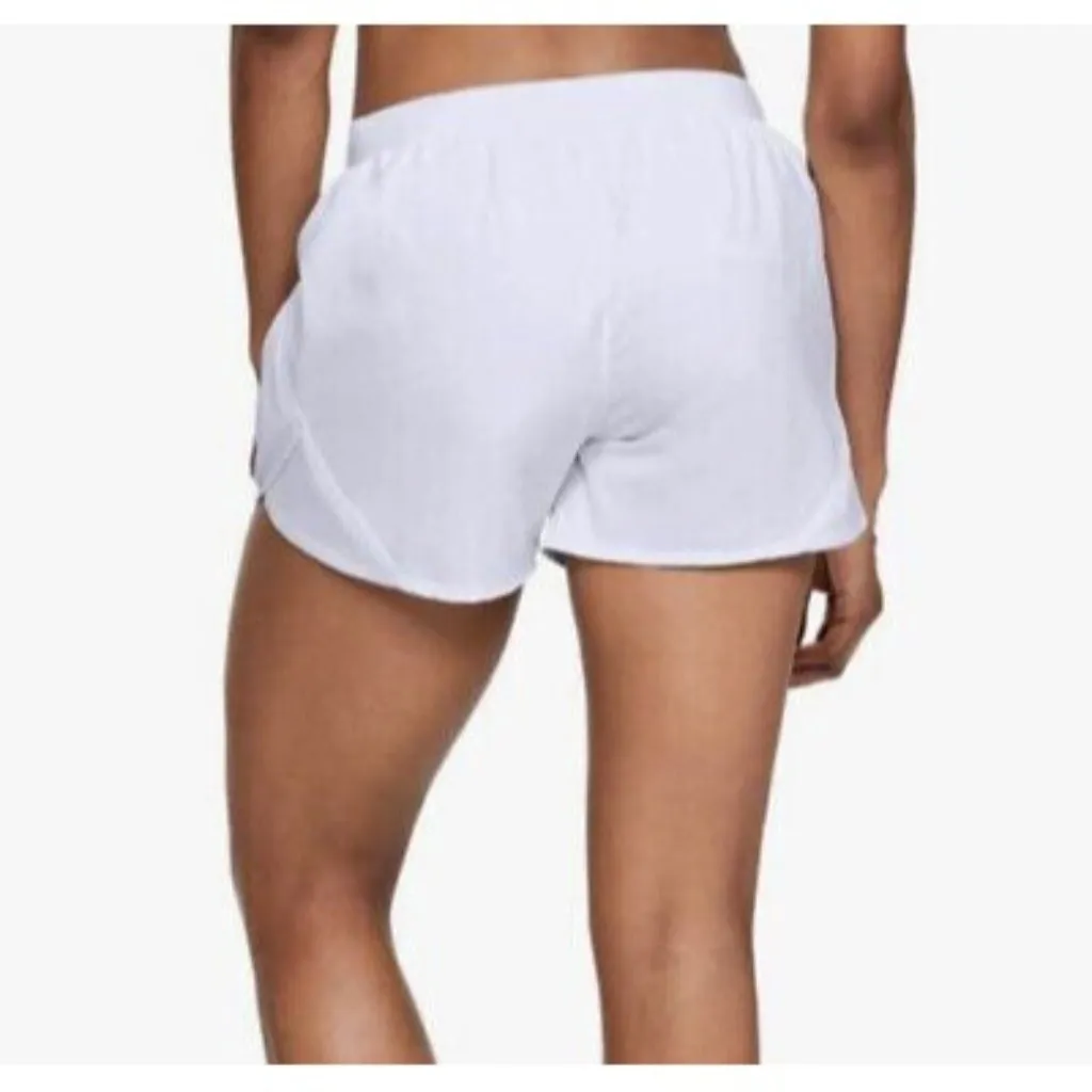UNDER ARMOUR Women White Fly By 2.0 Shorts Size 3XL NEW - Image 2