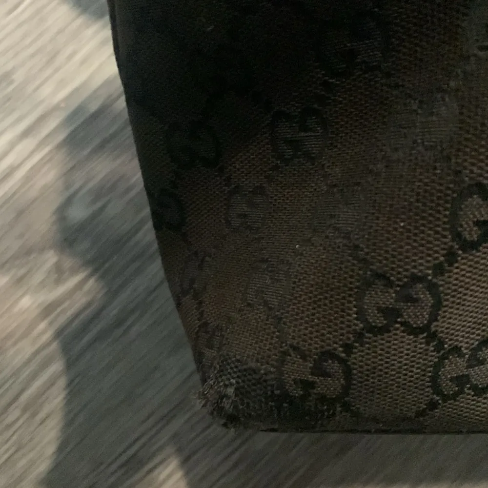 • Gucci Eclipse shoulder bag canvas and leather black - Image 8