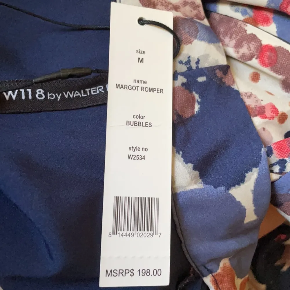 W118 by Walter Baker Bubbles Romper, Blue, Medium - Image 7