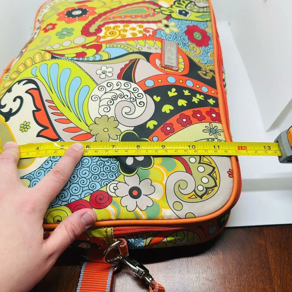 Hadaki Women's Paisley Colorful Floral Print Messenger Crossbody Bag - Image 10