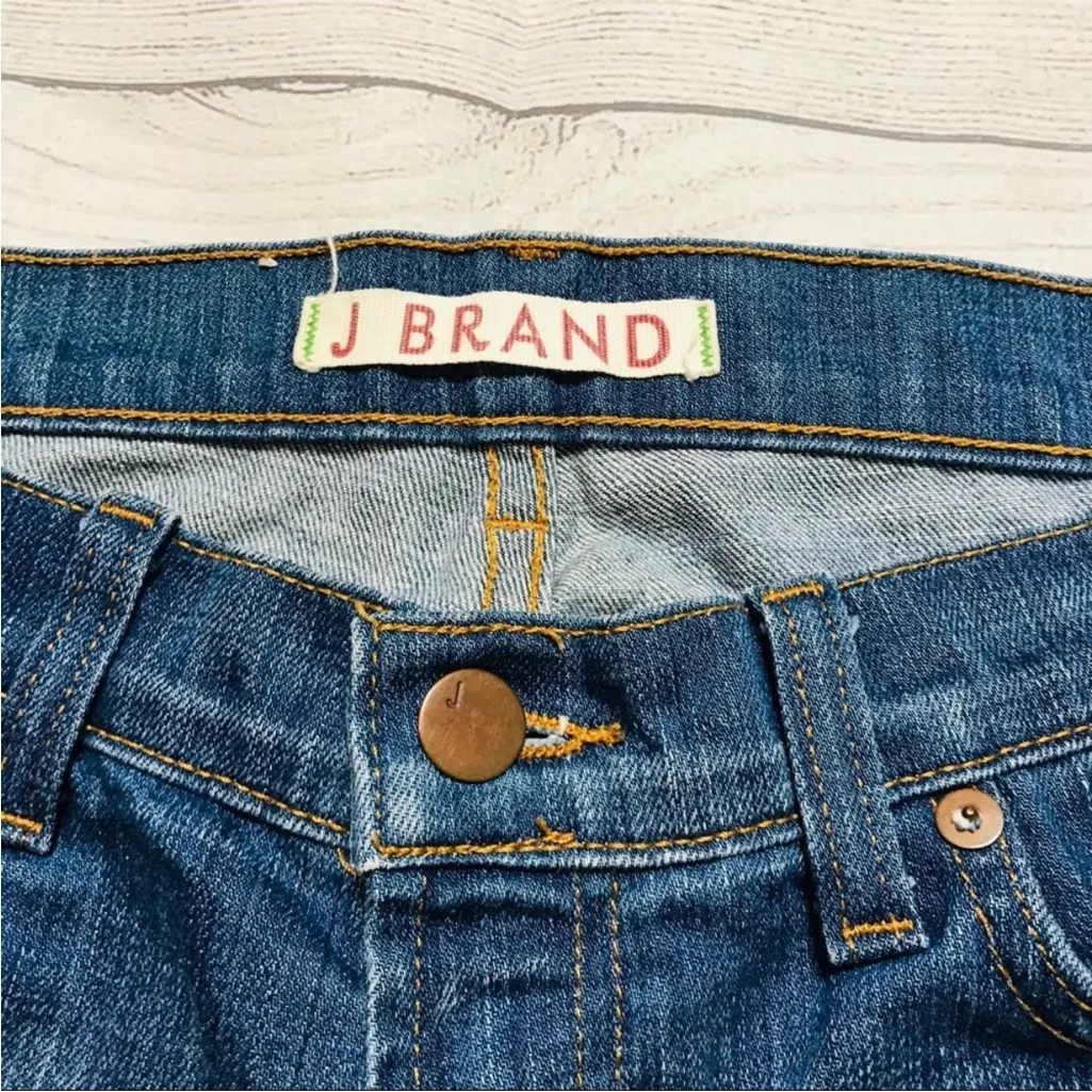 J Brand Classic Cigarette Straight Leg Denim Jeans in Bayou Indigo Blue Size 28 - Image 8