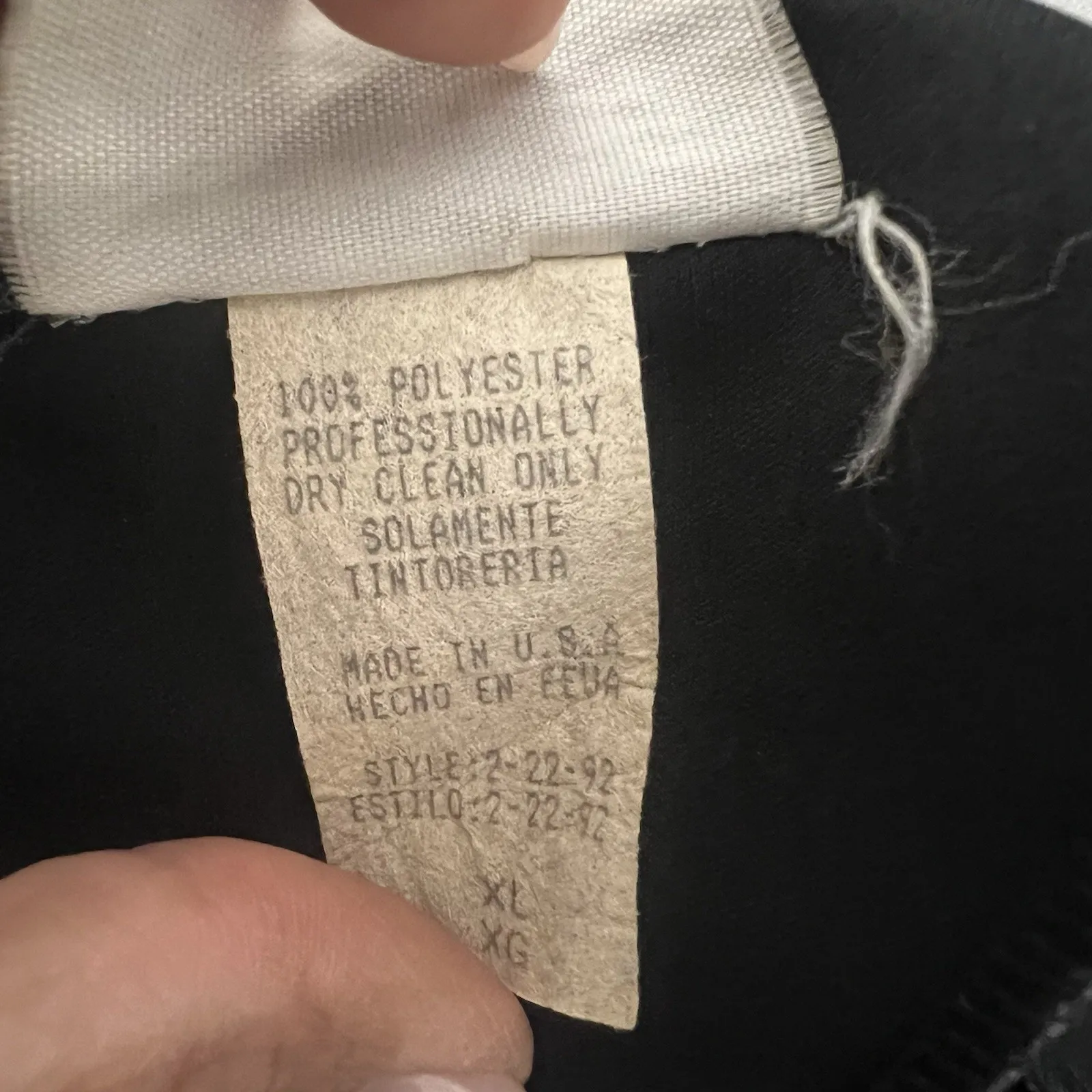 Flapper Style Bodycon Puff Dress Black Size XL Fringe Hem Stretch Sleeveless - Image 14