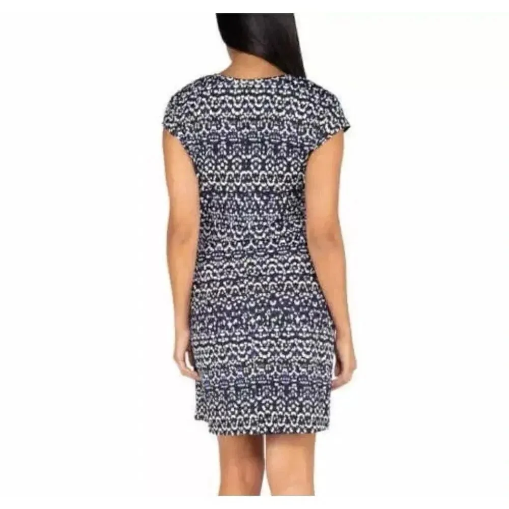 Original Jersey Short Sleeve Blue White Front Knot SZ M #2144 Blue Size M - Image 2