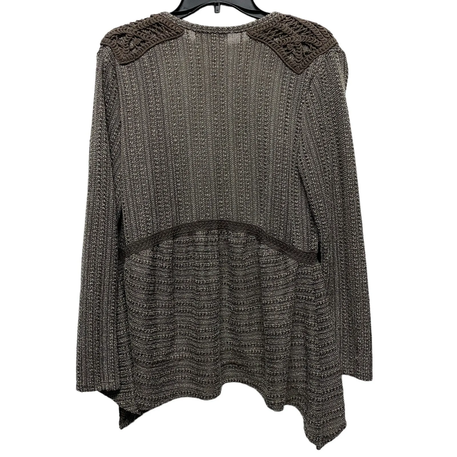 Knox Rose Open Front Cardigan Gray Women's XL - Image 4