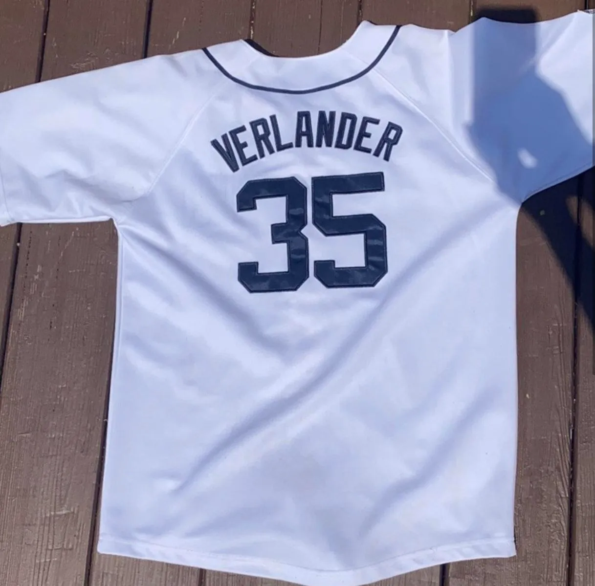 Vintage Detroit Tigers Baseball Jersey - Image 2