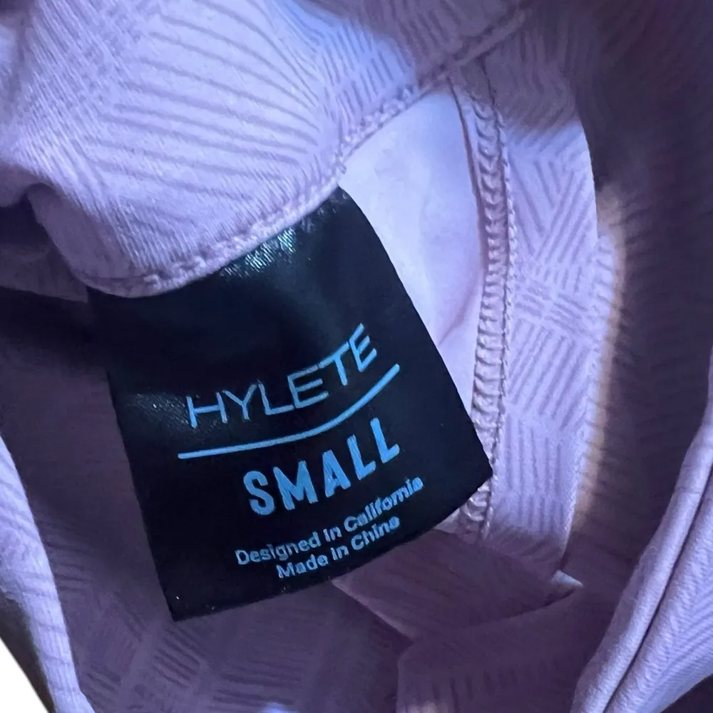 Hylete Solana Cropped Tank Blush Pink Criss Cross Back Size Small - Image 11