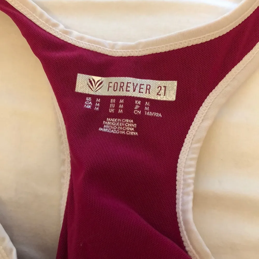 Cutest Pink Fitted Raceback Workout Tank - Image 2