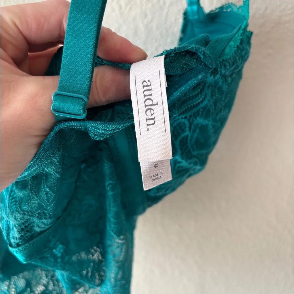 Auden Green Lace Bra with Underwire Support - Image 3