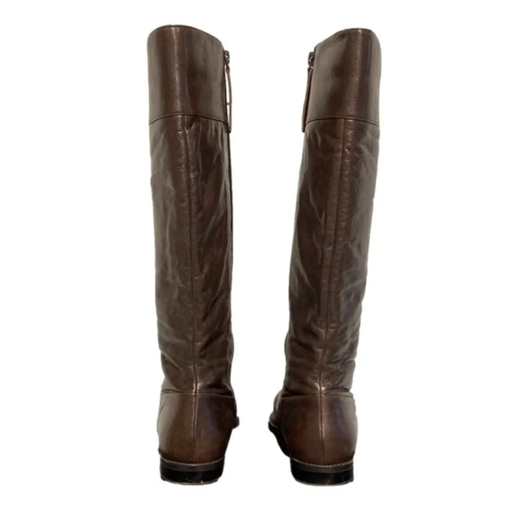 Calvin Klein Rowan Brown Leather Boots - Image 7