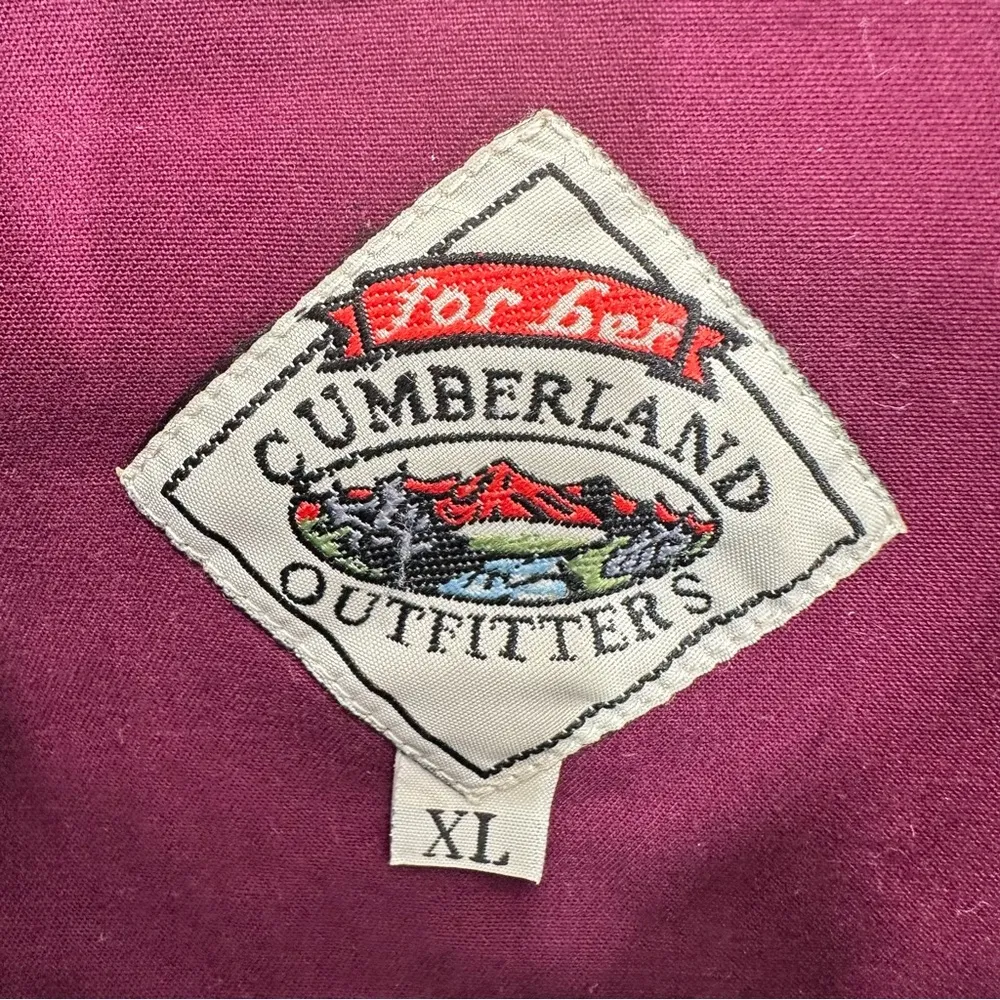 Vintage Cumberland‎ Western Two Tone Rodeo Pearl Snap Women's Shirt Size XL Blue - Image 2