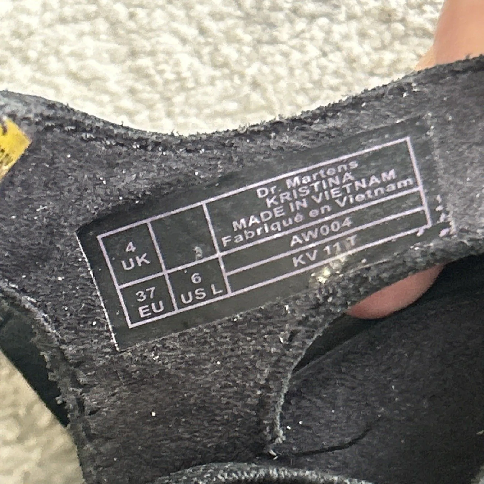 Dr Doc Martens Kristina Sandals Womens 6 EU 37 Gladiator Lace Up Black Leather - Image 9