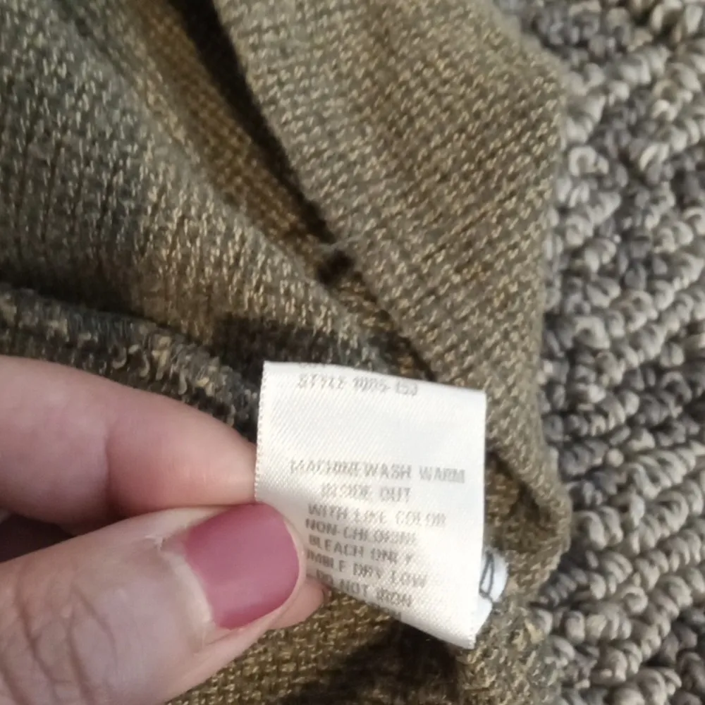 CP Shades Green Crew Neck Sweater Relaxed Fit Pullover Womens Medium Oversized - Image 5