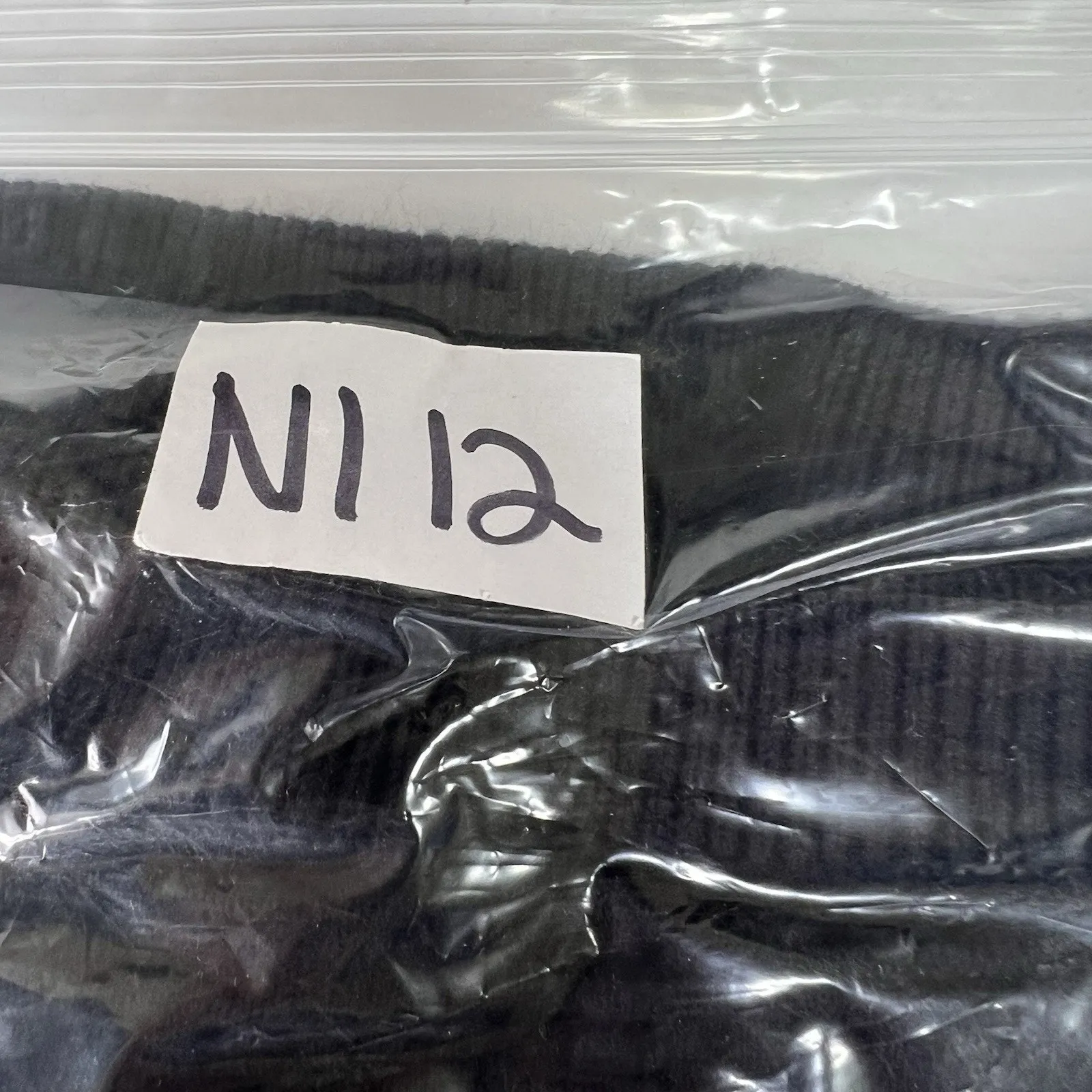 Lululemon  Sz 10 Sweater Devi Crew Pointelle Black Knit Lightweight Open Holes - Image 12