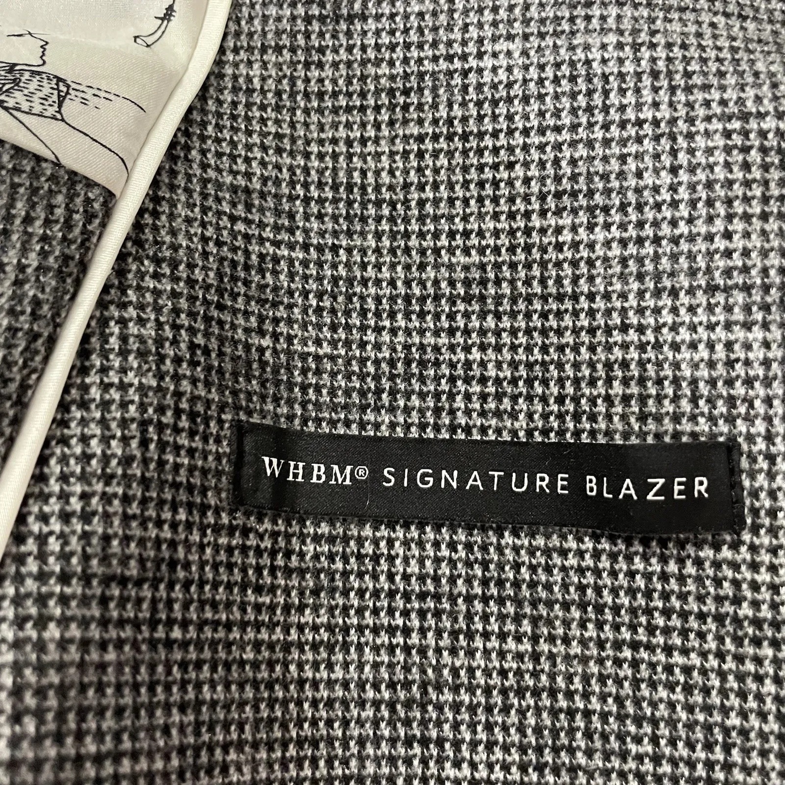 White House Black Market Signature Blazer Comfort Stretch Mini Houndstooth 4 - Image 10