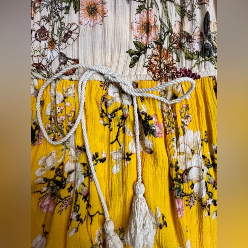 Umgee boho floral off shoulder maxi dress - Image 4