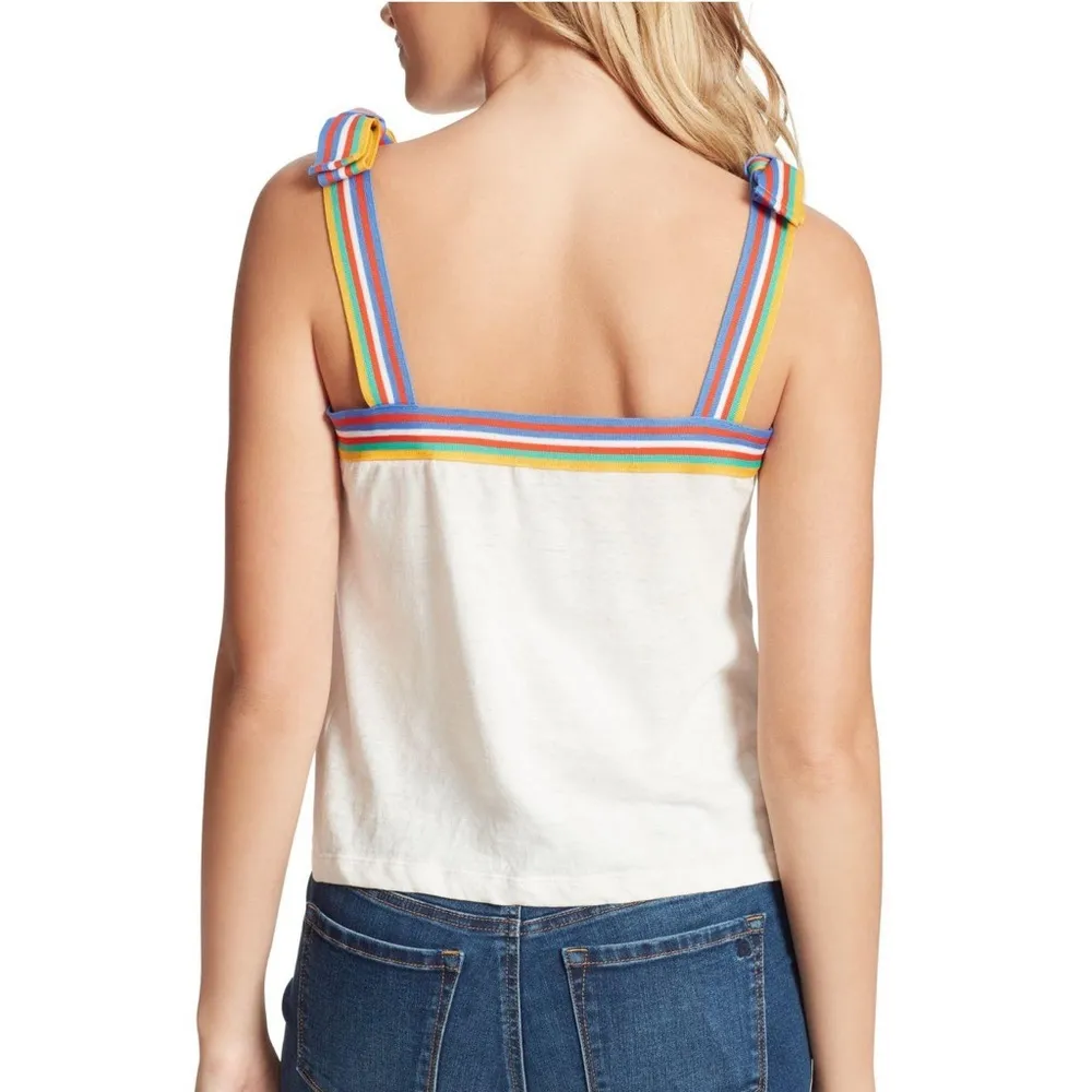 NWT Jessica Simpson Sloane Ribbon-Strap Tank Top - Image 2