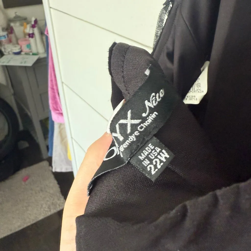 Onyx Nite Women’s 22W Black Halter Y2K 2000s Dress New - Image 3