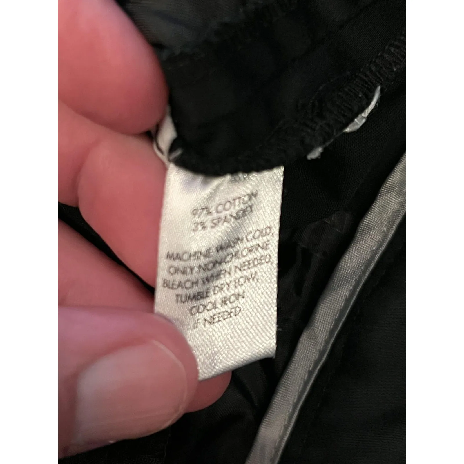 Ann Taylor LOFT Shorts Womens 6 Black Chino Bermuda Dress Stretch Pockets City - Image 4