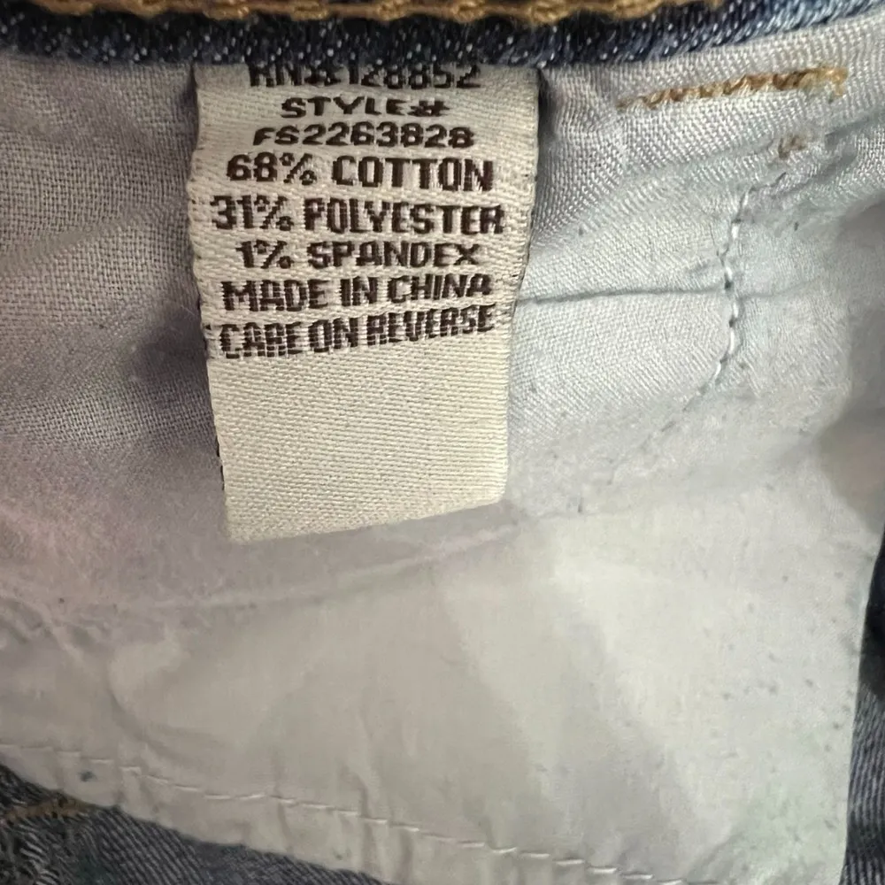 1st Kiss Star Patriotic Americana Jean Shorts Women's Size 5 - Image 2