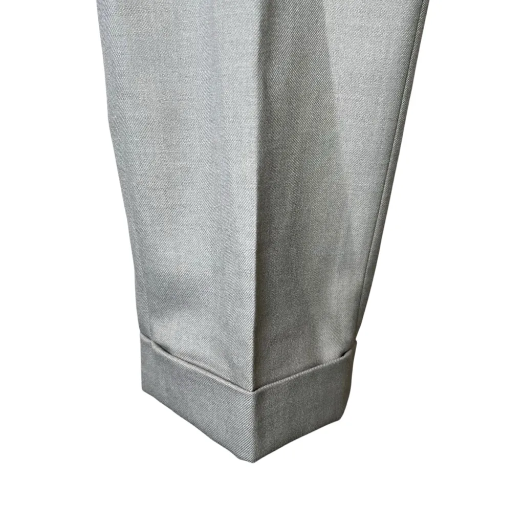 NEW Banana Republic Cuffed Crop Khaki Pants Sz 4 Mid-Rise Classic Career Preppy - Image 4