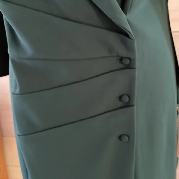 NWT Nanette Lepore Wrap Night Garden Womens Green Dress Size 10 - Image 3