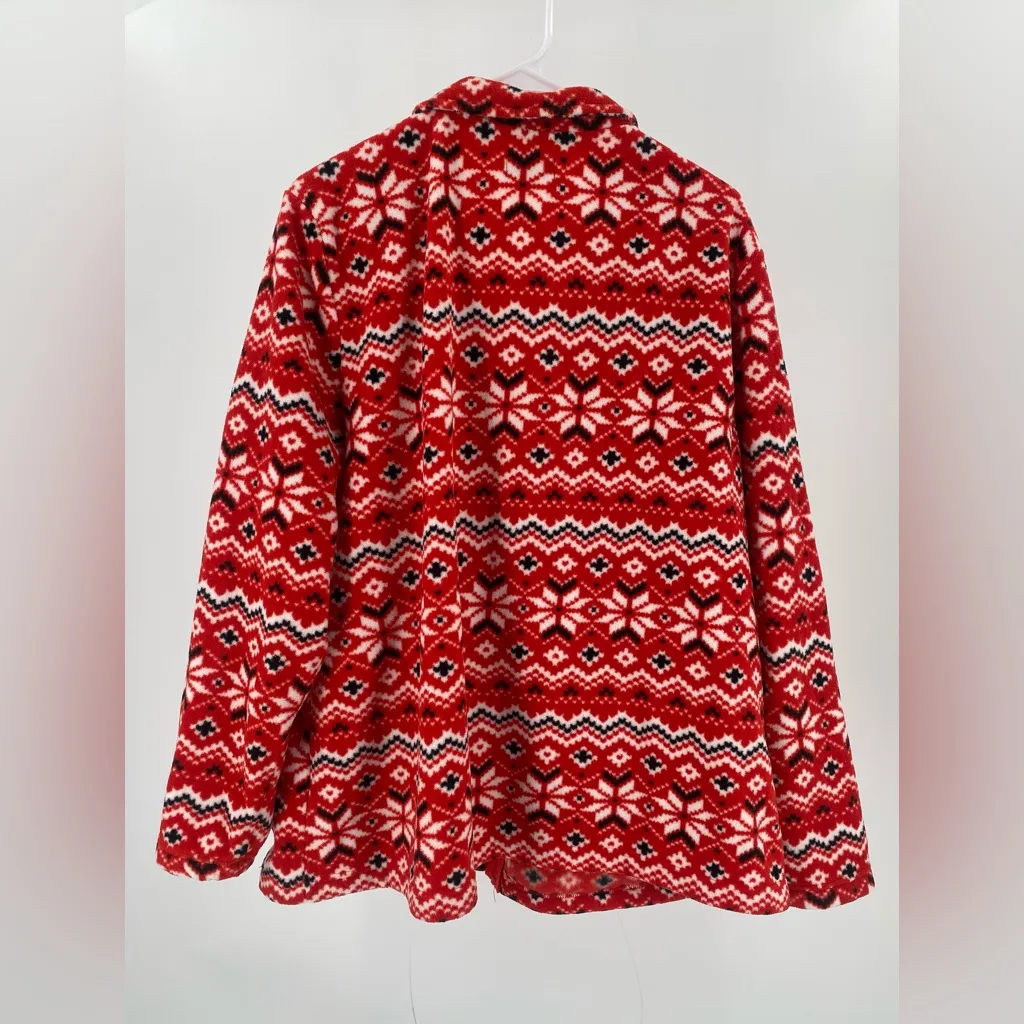 Basic Editions fleece‎ jacket, size 1X, full zip - Image 4