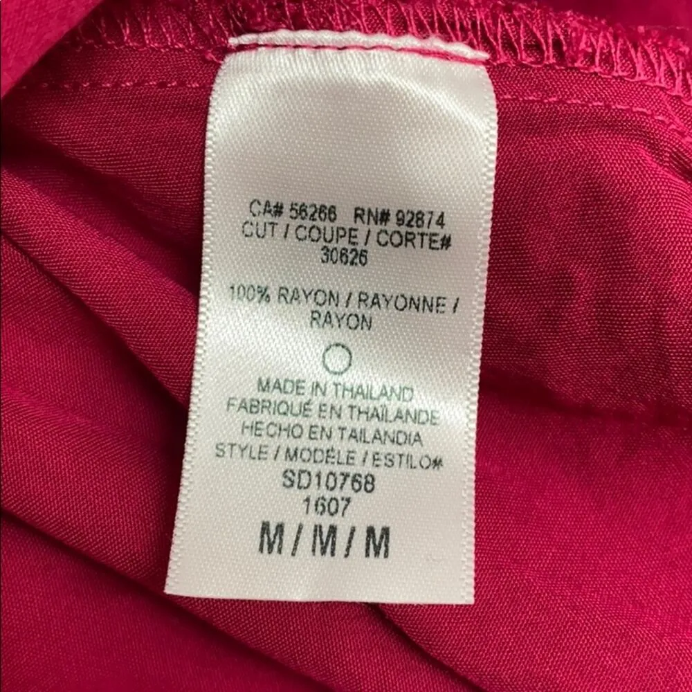 Splendid Tie Front Rayon Voile Shirtdress Medium - Image 9