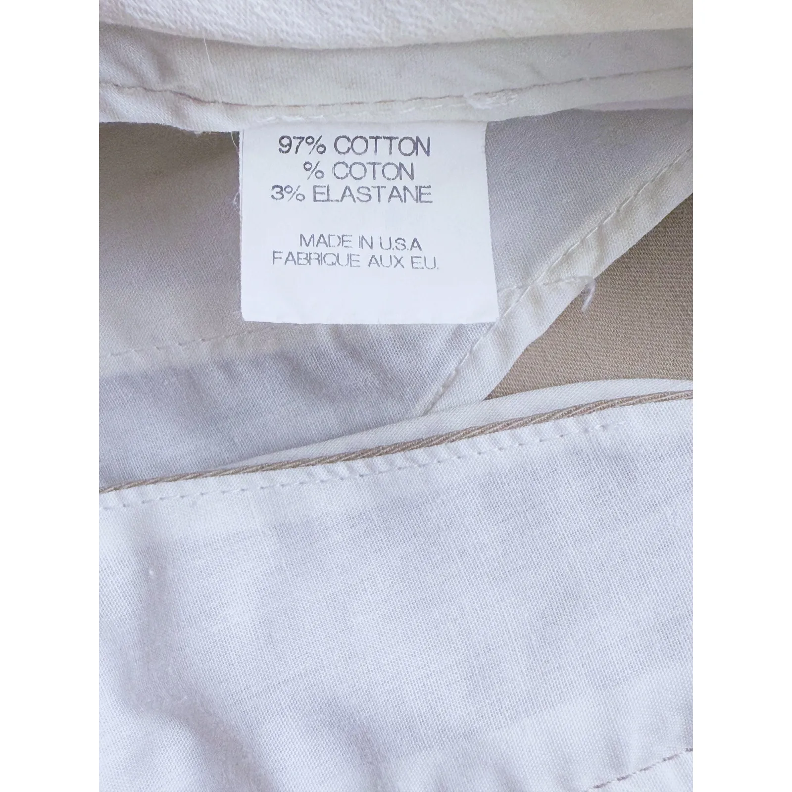 Theory Minimalist Preppy Mid-Rise Bermuda Shorts Size 2 Beige Clean Girl Luxury - Image 6