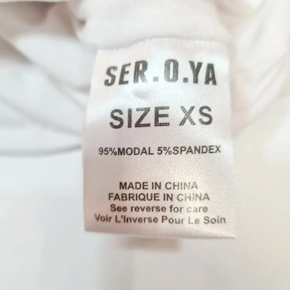 SER.O.YA Artemis Top in White XS - Image 8