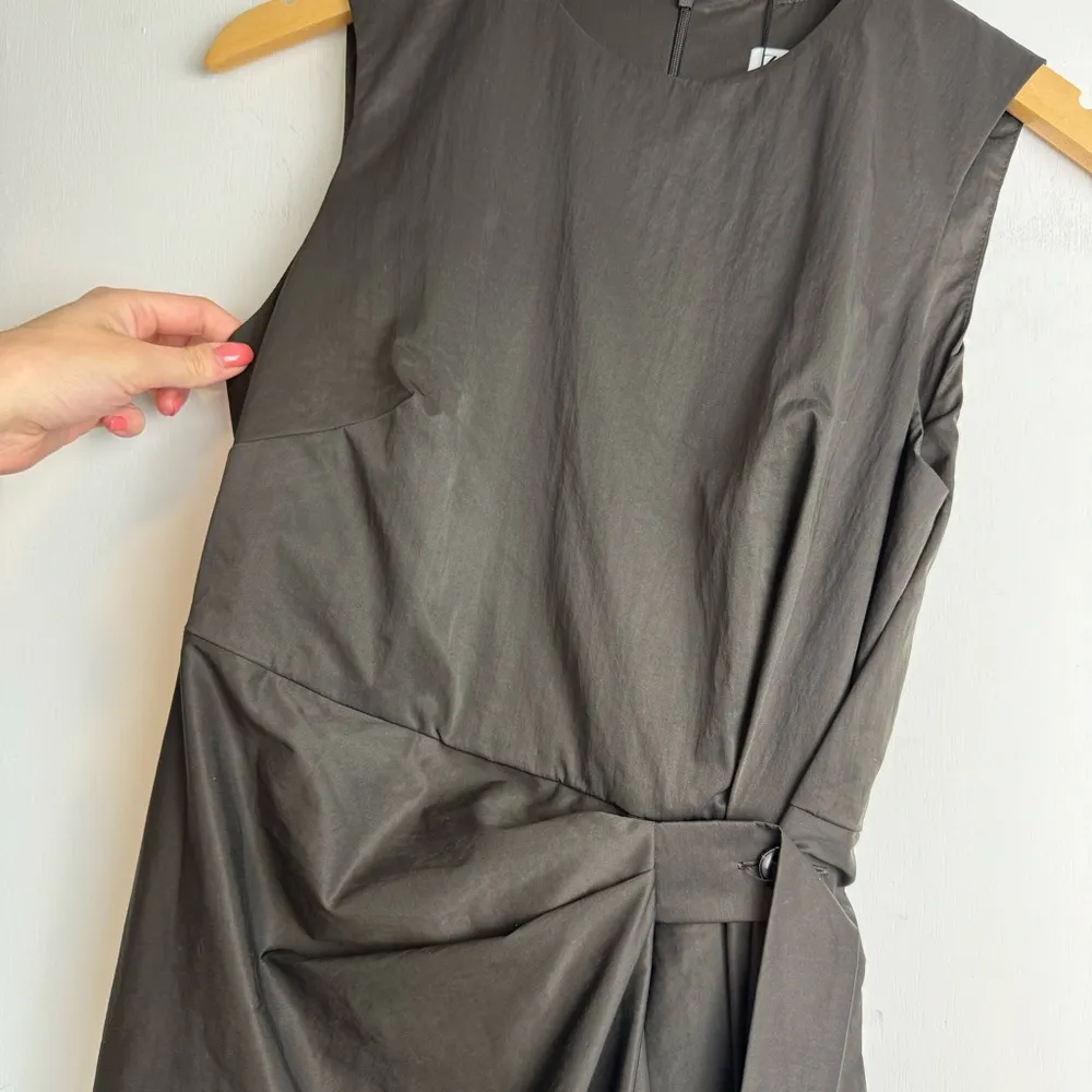 NWT ZARA Wrap Midi Dress Belted - Image 6