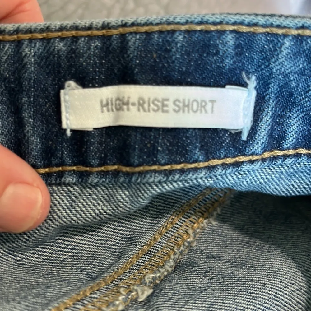 High Rise Denim Shorts Jean Cutoffs True Craft Womens 9 - Image 9