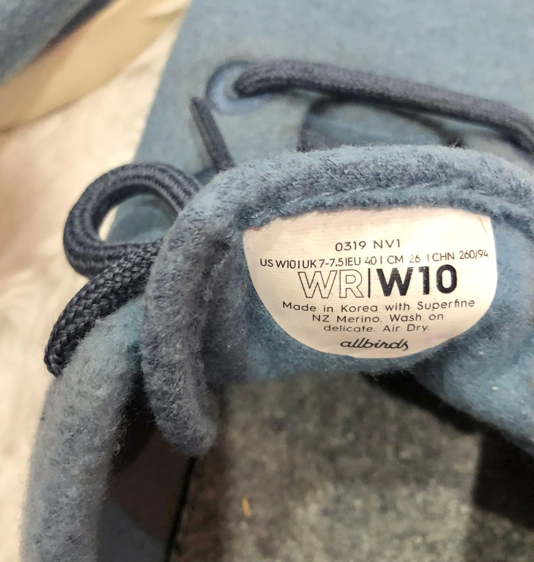 Merino Wool Runners Tide Pool Blue 10 - Image 6