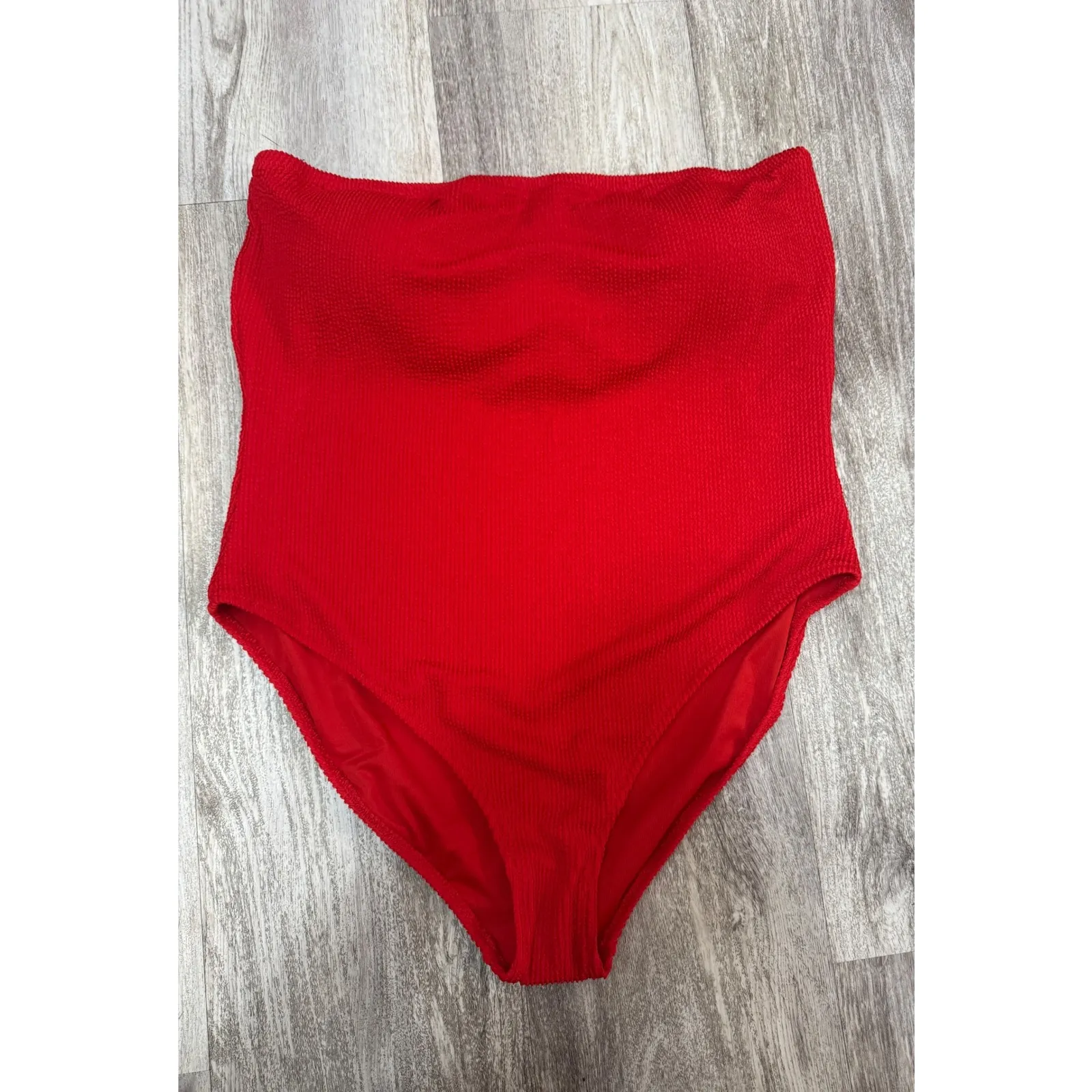 J Crew Gemma one-piece in Classic Sculpt Gemma bandeau scrunchie‎ Swimsuit Sz 20 - Image 8