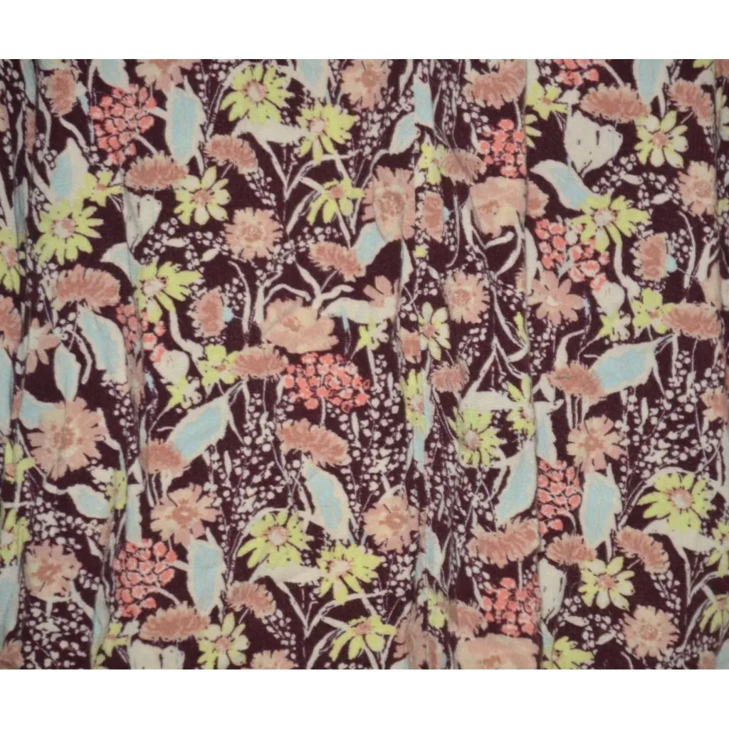 Ava & Viv Women's V-Neck Blouse Plus Size 1X Floral Fall Leaves 3/4 Sleeves - Image 6