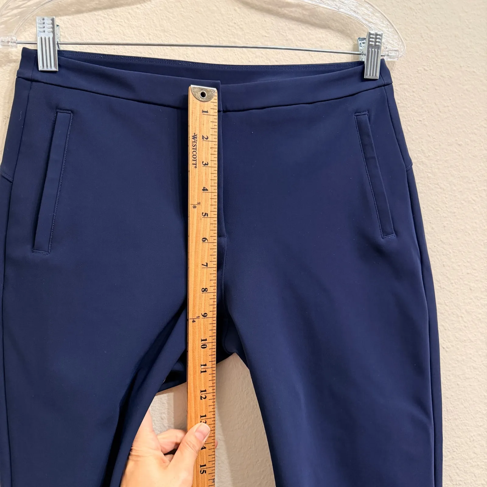 Lululemon On The Move Ankle Pant Navy Blue Size 6 Business Casual Athletic - Image 12