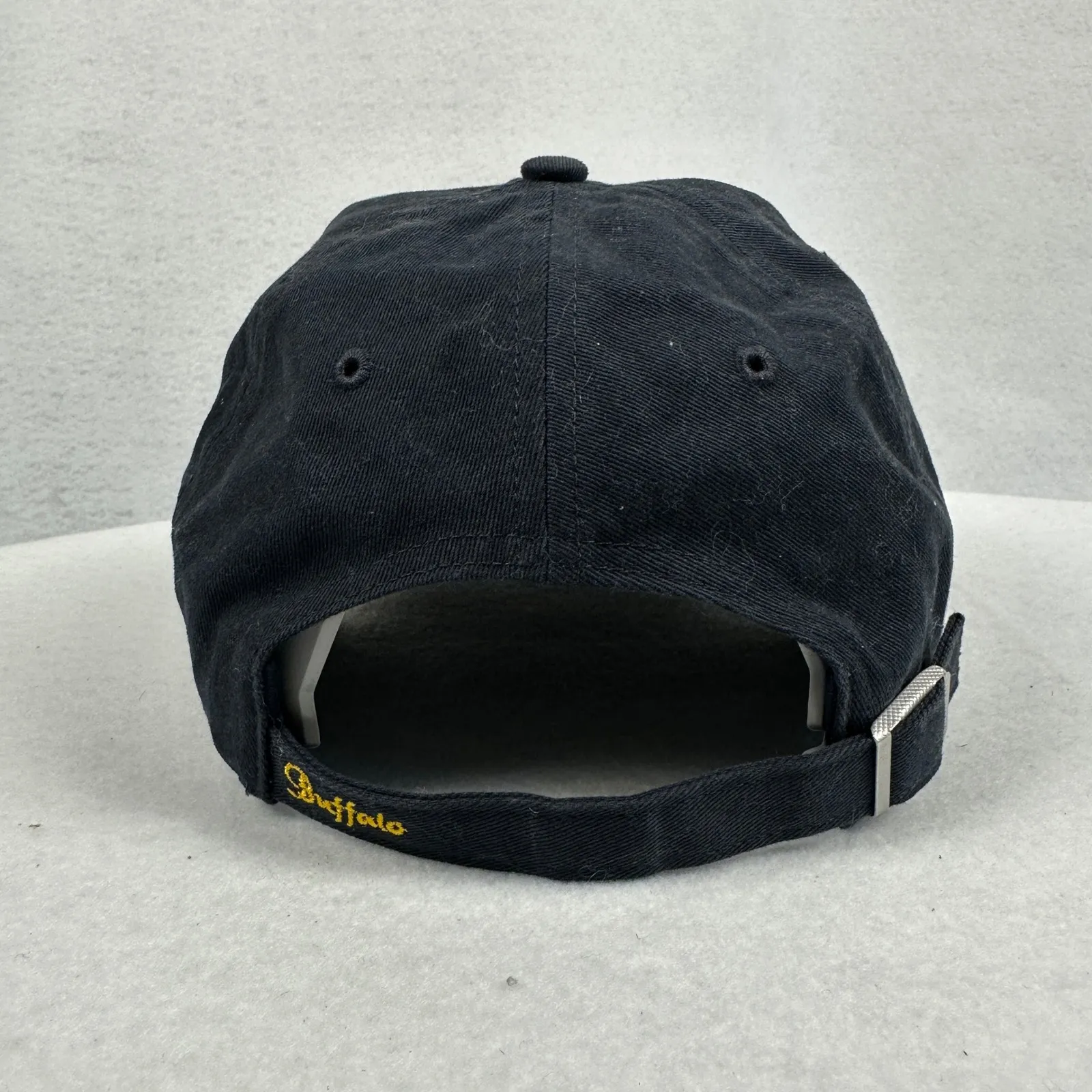 Buffalo Sabres Women's Blue Baseball Cap NHL 47 Brand Gold Logo Adjustable Black - Image 5