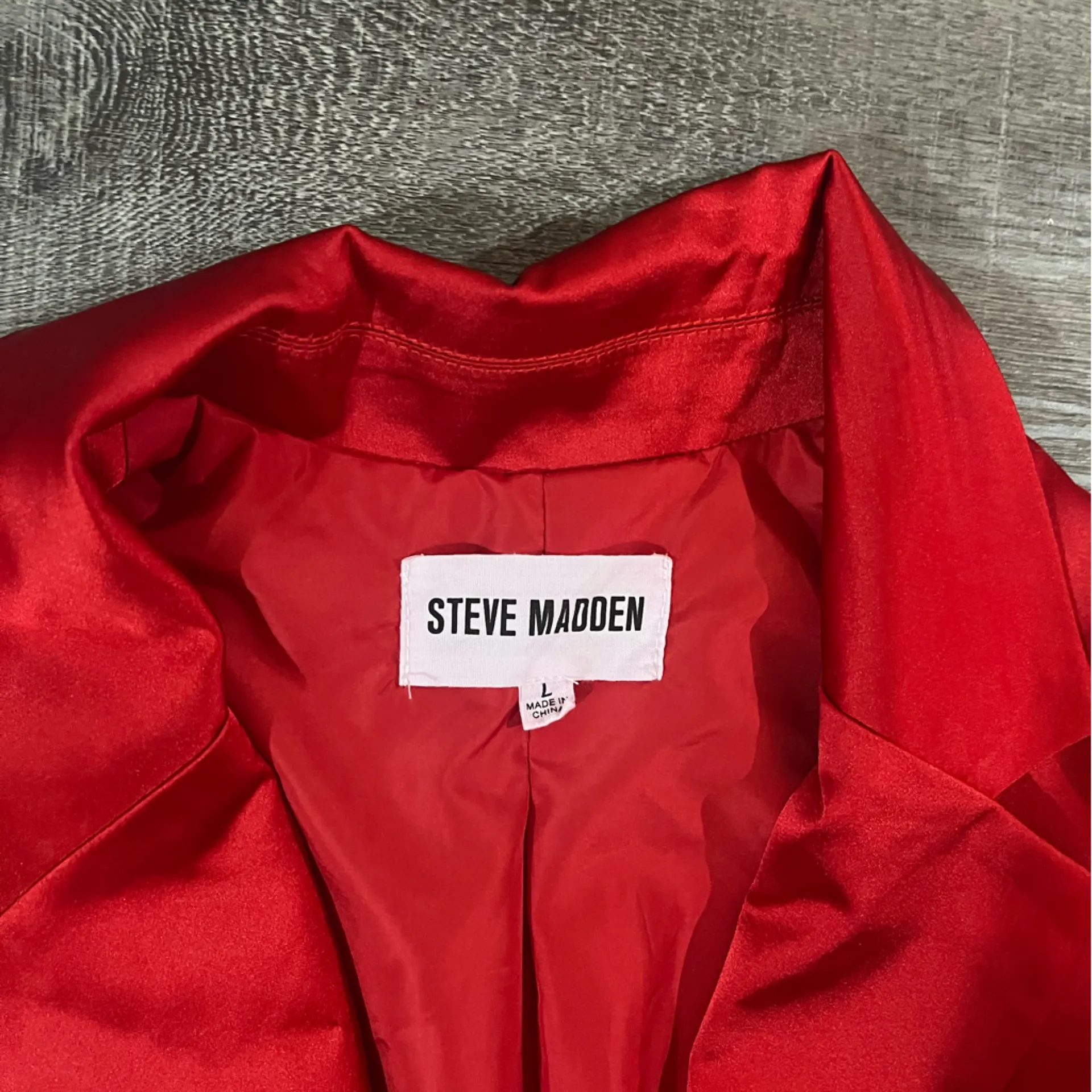 STEVE MADDEN Smooth Talk Blazer in Red - Image 5