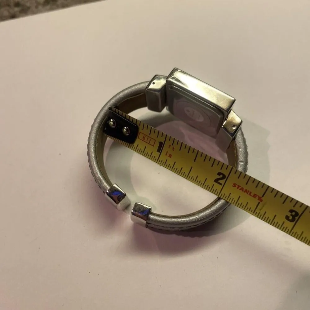 Working Osirock Women’s Wrist Watch Stainless Steel / Grey Leather Band - Image 8