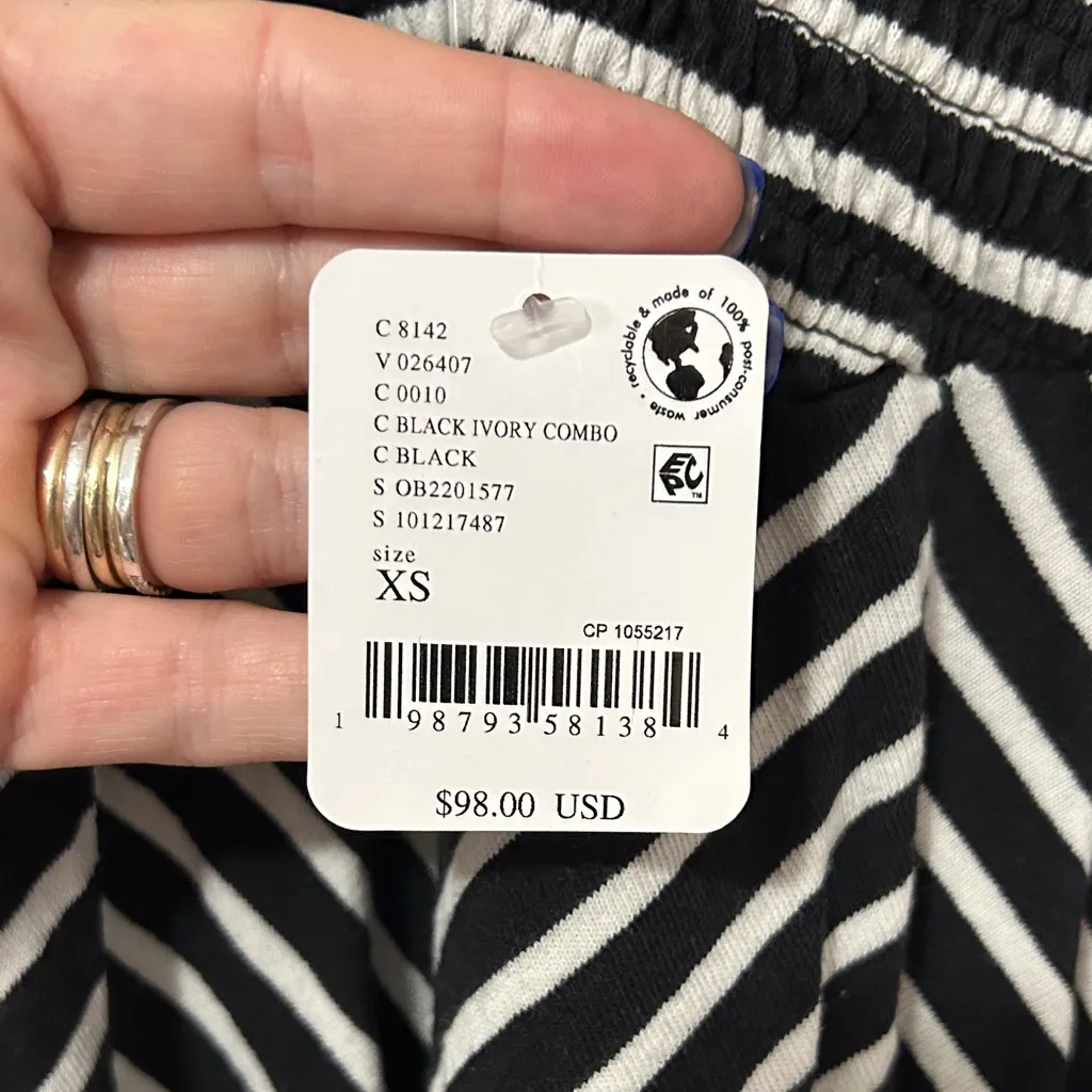 FP Movement by Free People Black and White Chevron Maxi Dress Size XS - Image 7