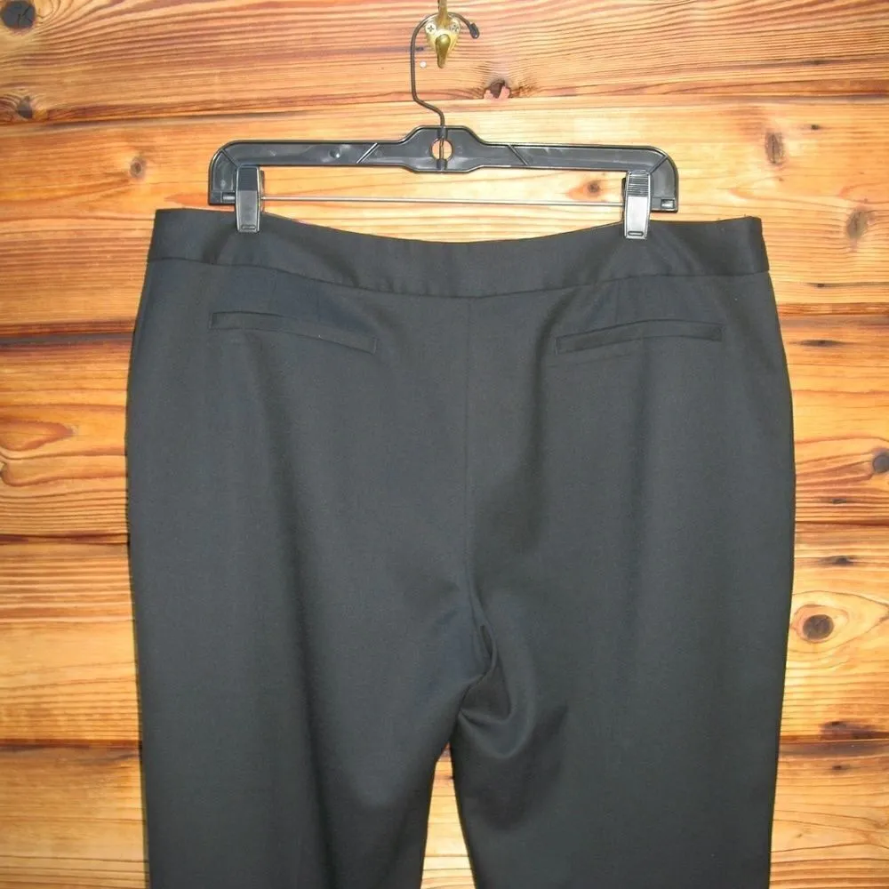 Black Stretch Wool Dress Pants - Image 7