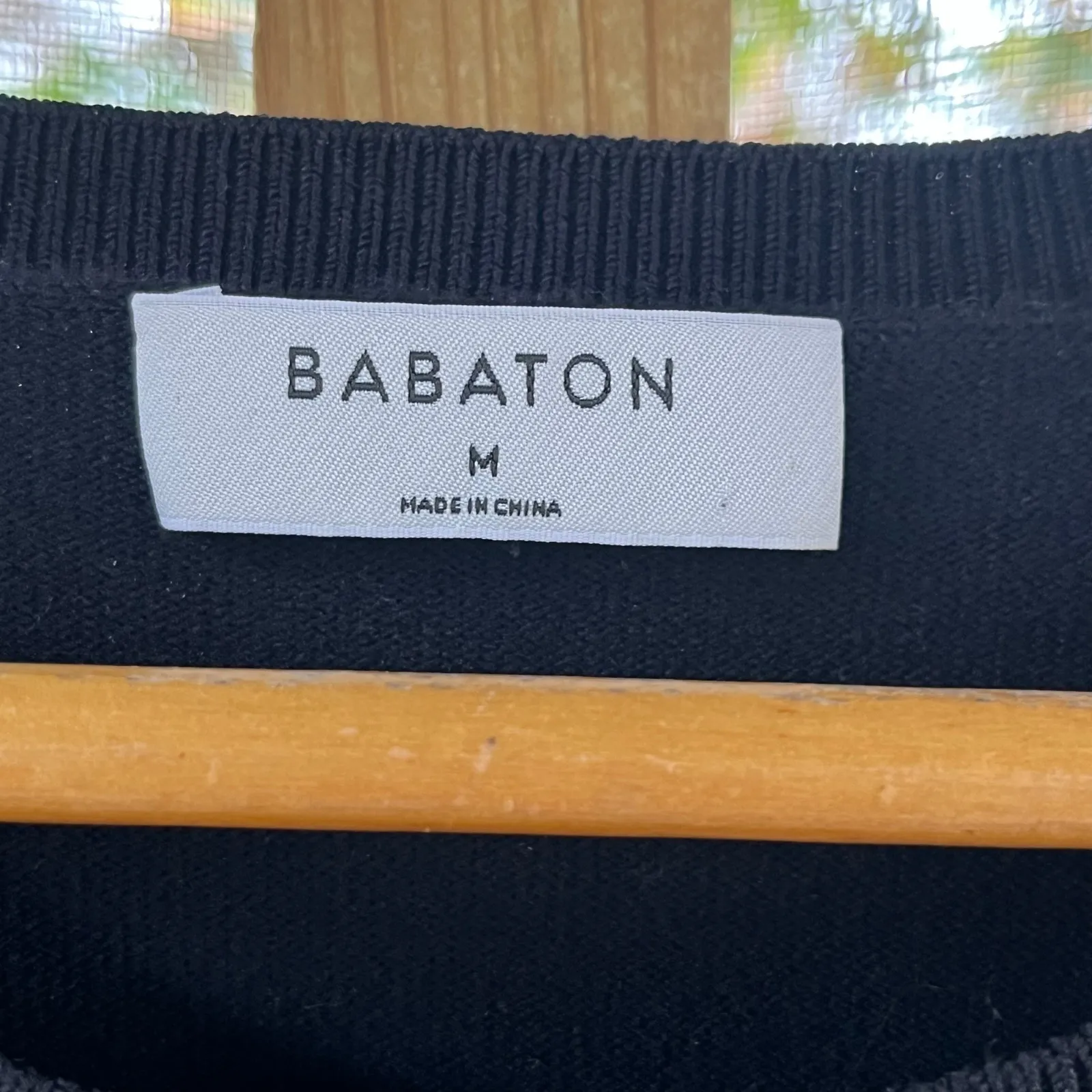 Babaton Women's Black Sculpt Knit Empire Long Sleeve Top Size M. NWOT - Image 5